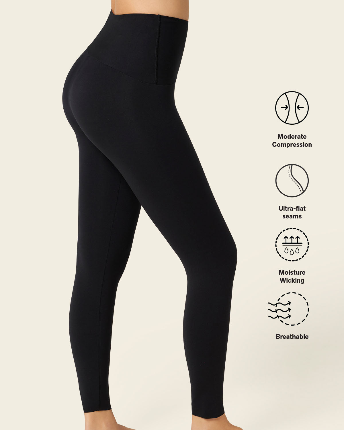Super-Soft Moderate Compression 25" Legging
