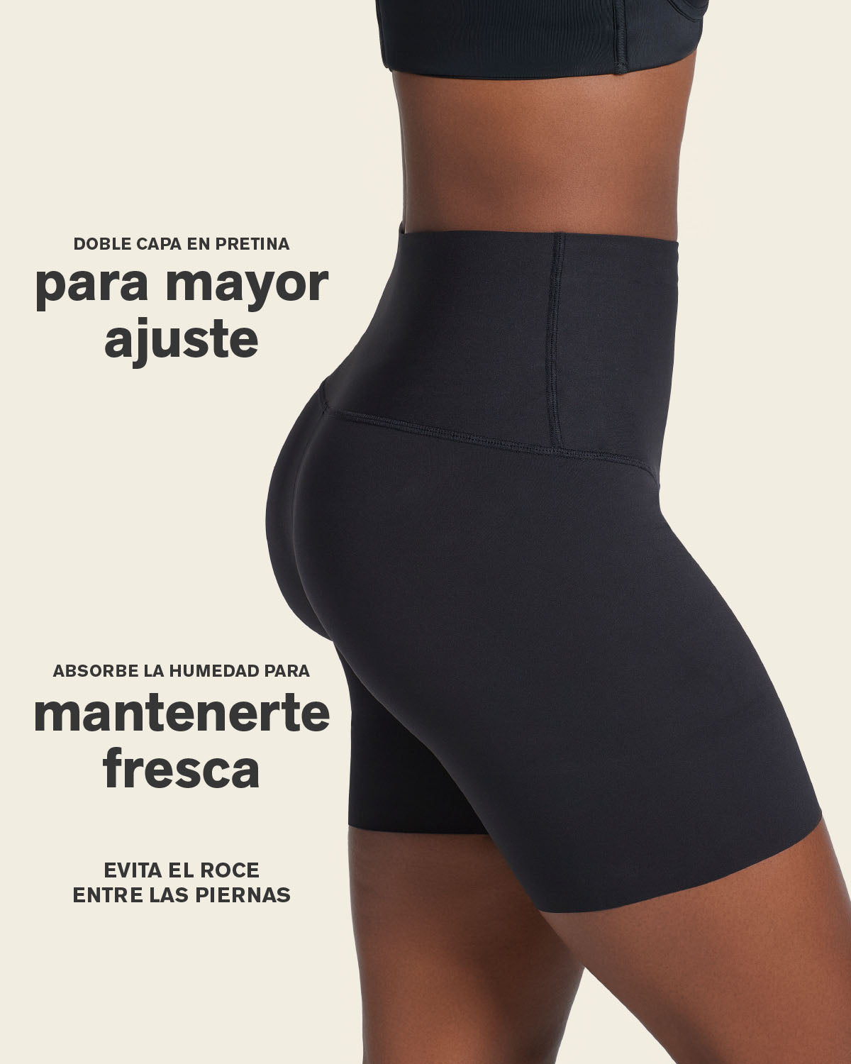 Moderate High-Waisted Shaper Short