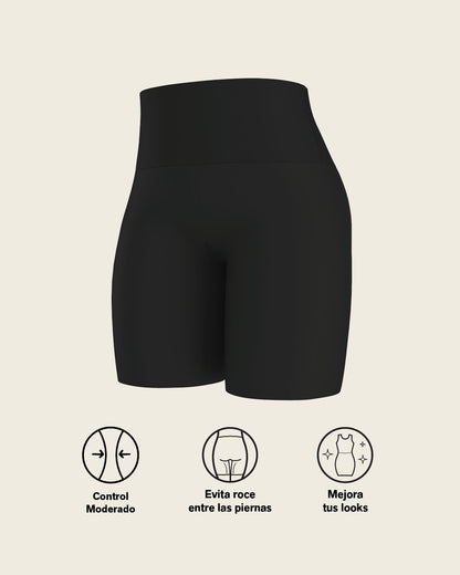 Moderate High-Waisted Shaper Short