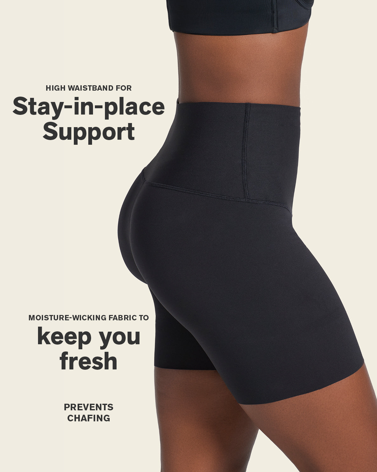 Moderate High-Waisted Shaper Short