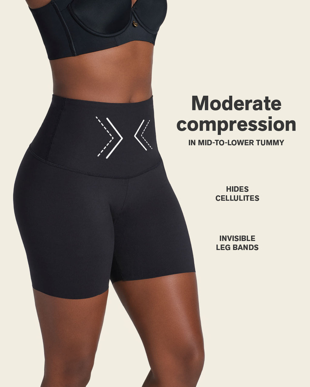 Moderate High-Waisted Shaper Short