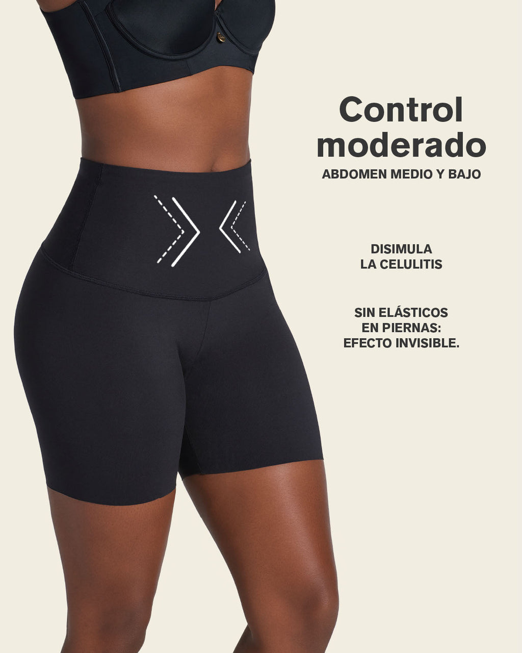 Moderate High-Waisted Shaper Short