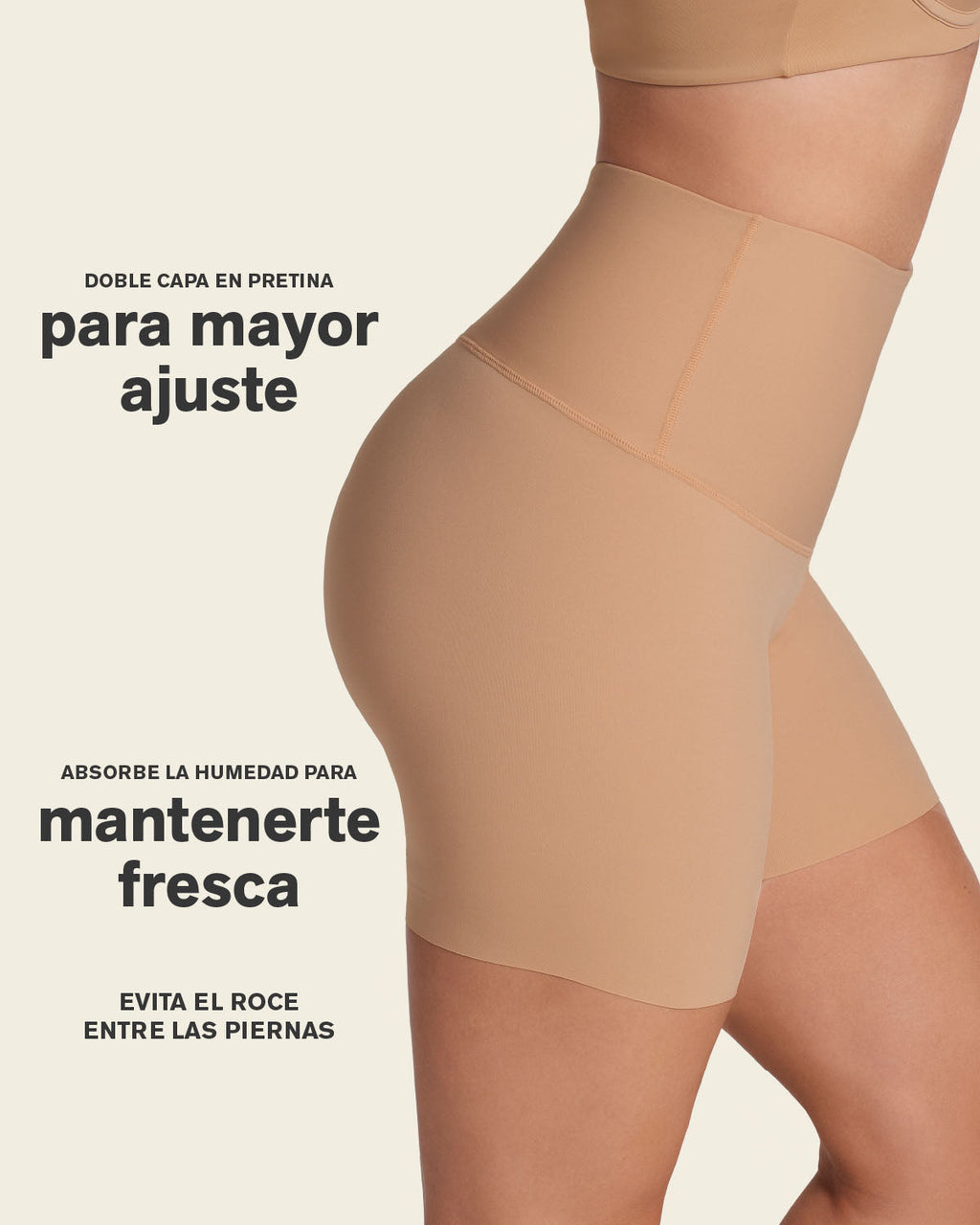 Moderate High-Waisted Shaper Short