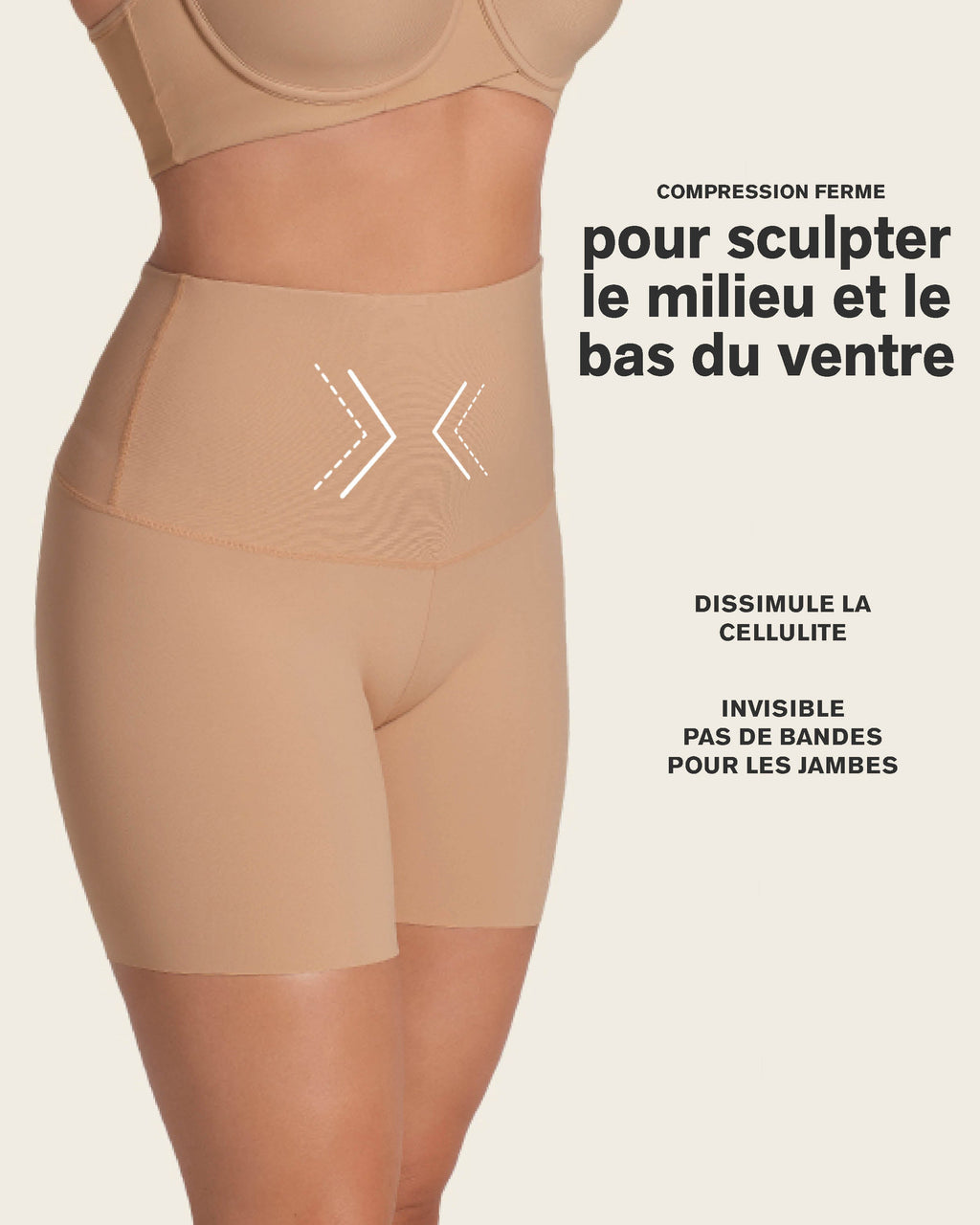Moderate High-Waisted Shaper Short