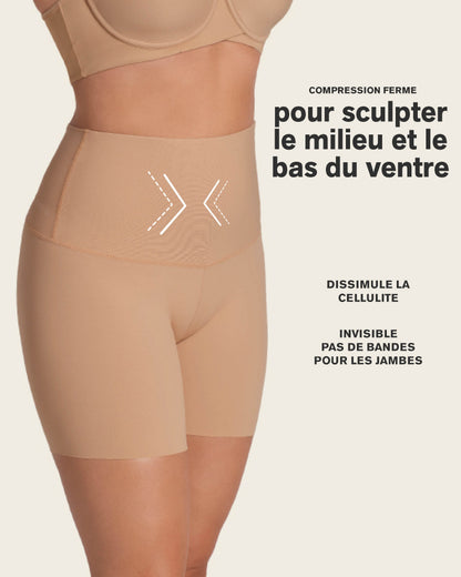 Moderate High-Waisted Shaper Short