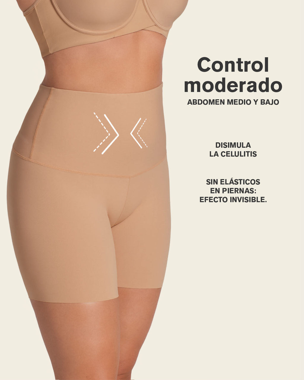 Moderate High-Waisted Shaper Short