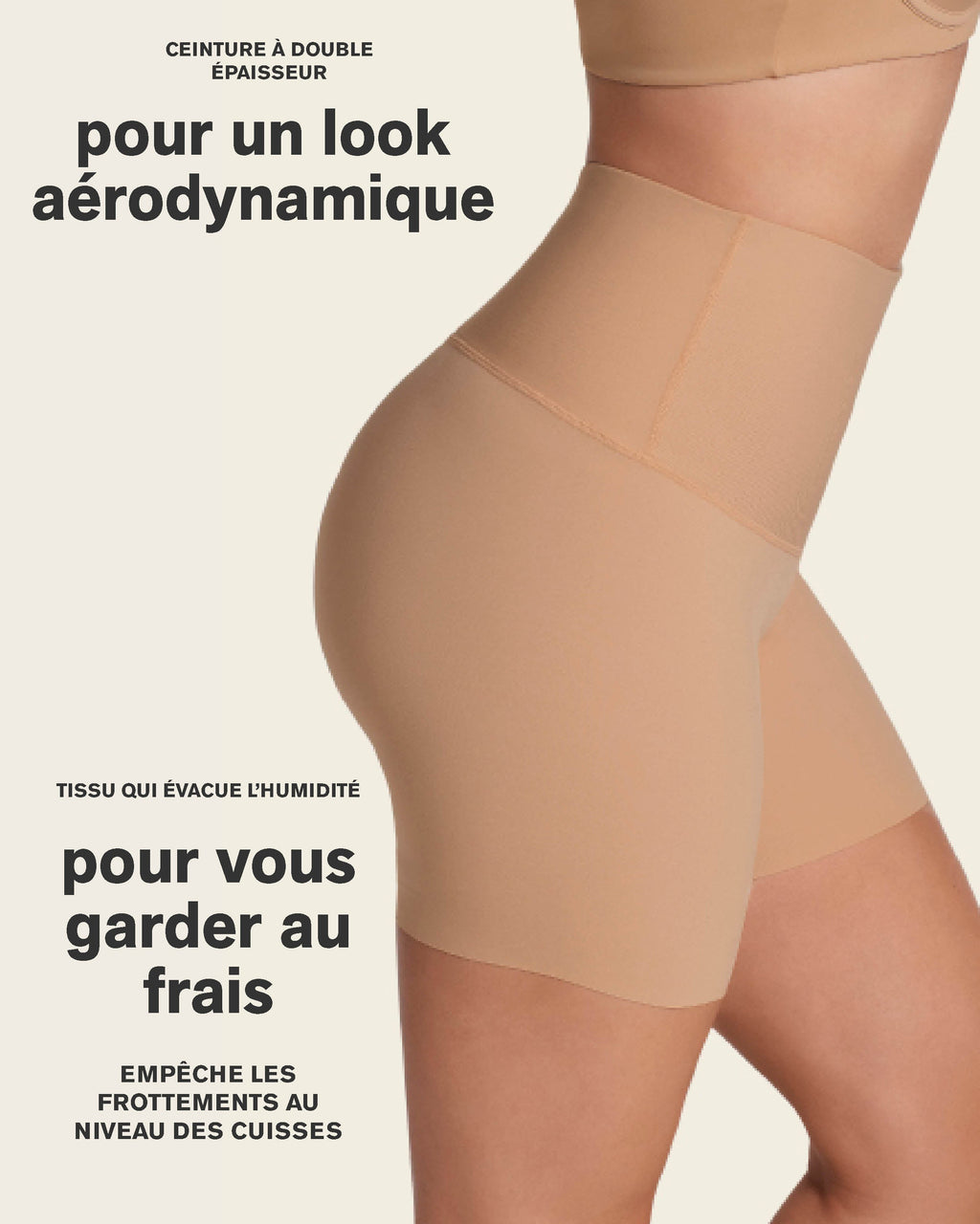Moderate High-Waisted Shaper Short