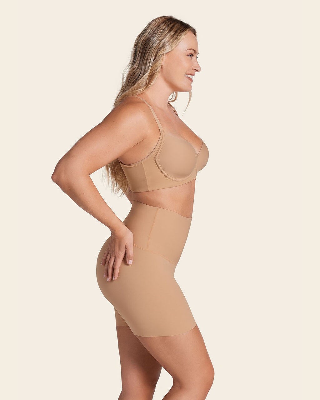 Moderate High-Waisted Shaper Short
