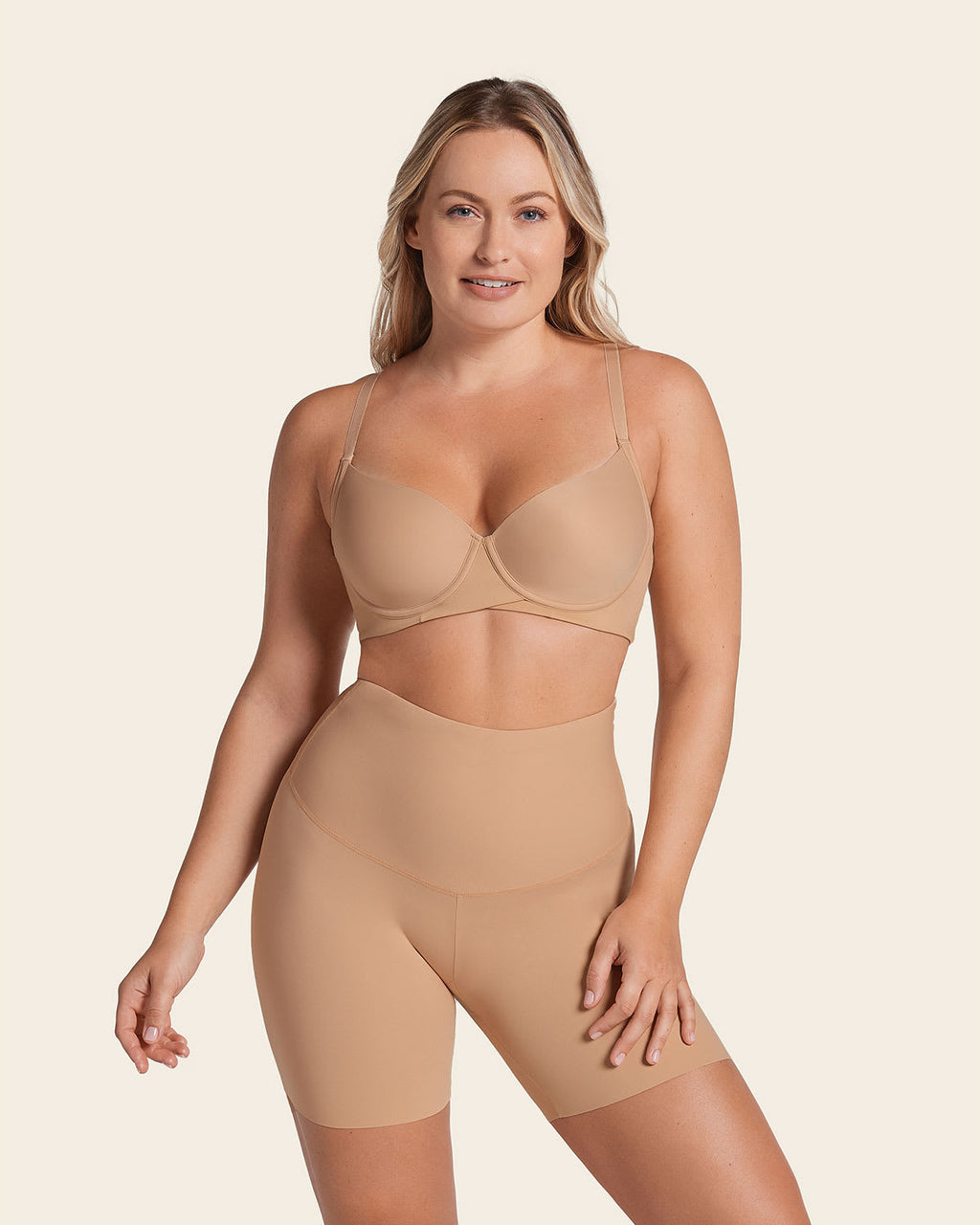 Moderate High-Waisted Shaper Short
