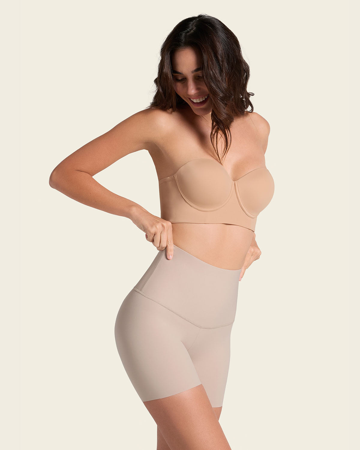 Moderate High-Waisted Shaper Short