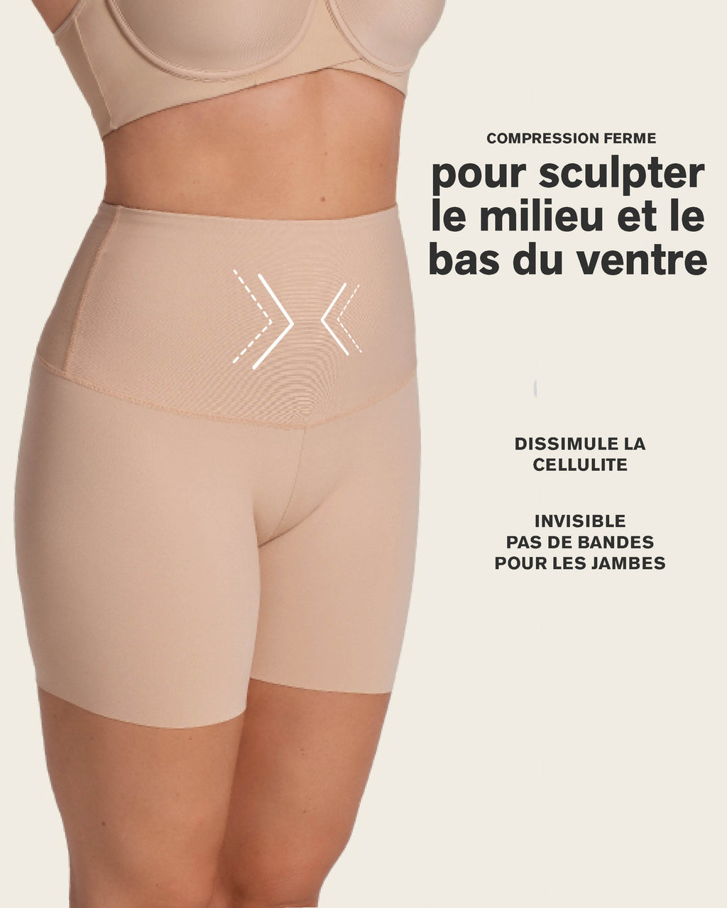 Moderate High-Waisted Shaper Short