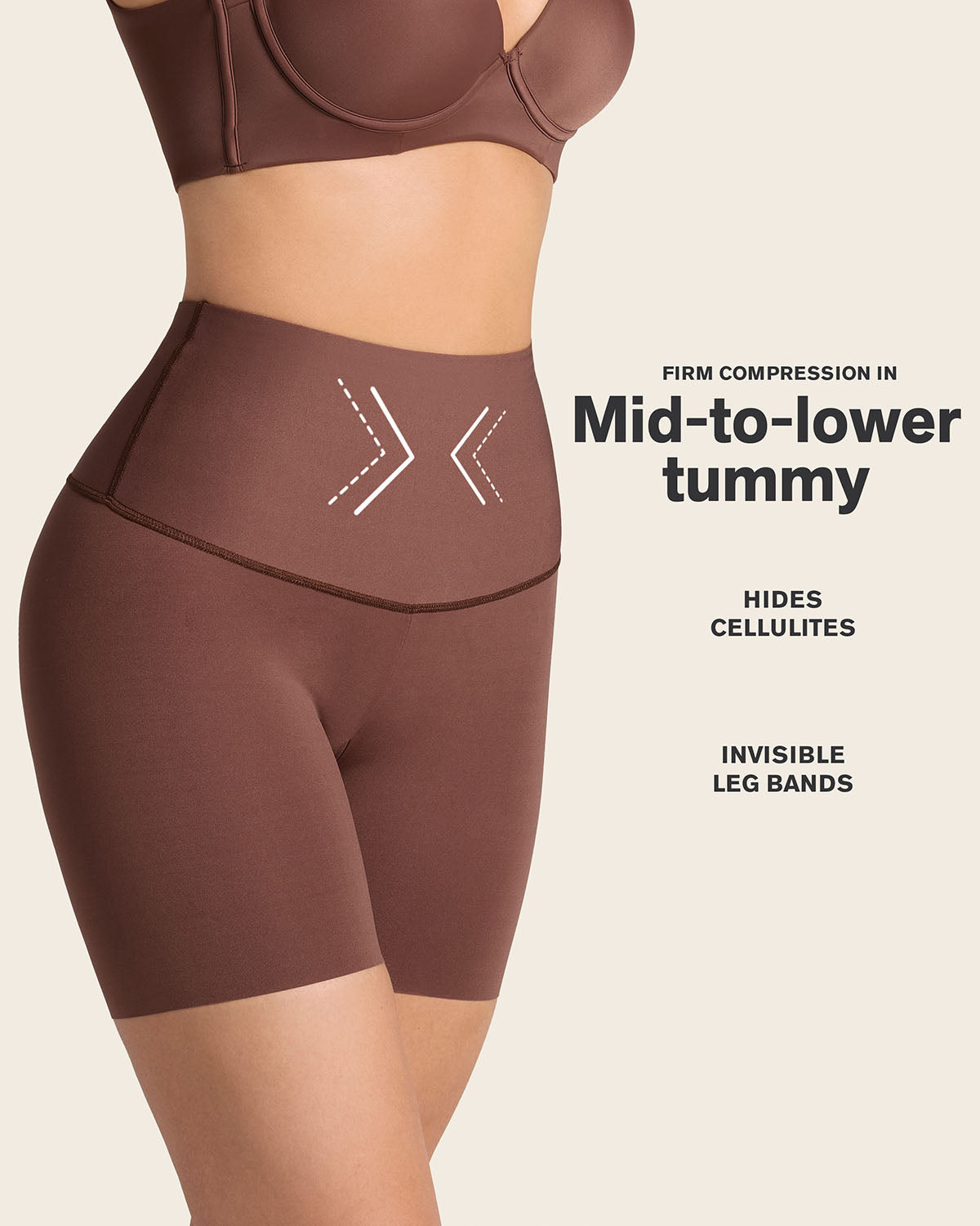 Moderate High-Waisted Shaper Short