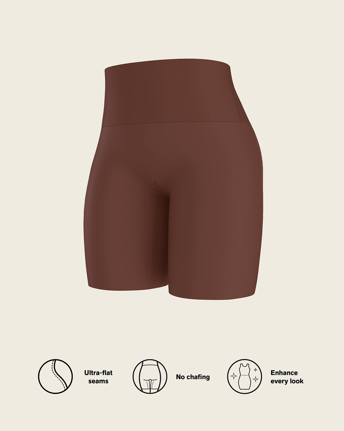 Moderate High-Waisted Shaper Short