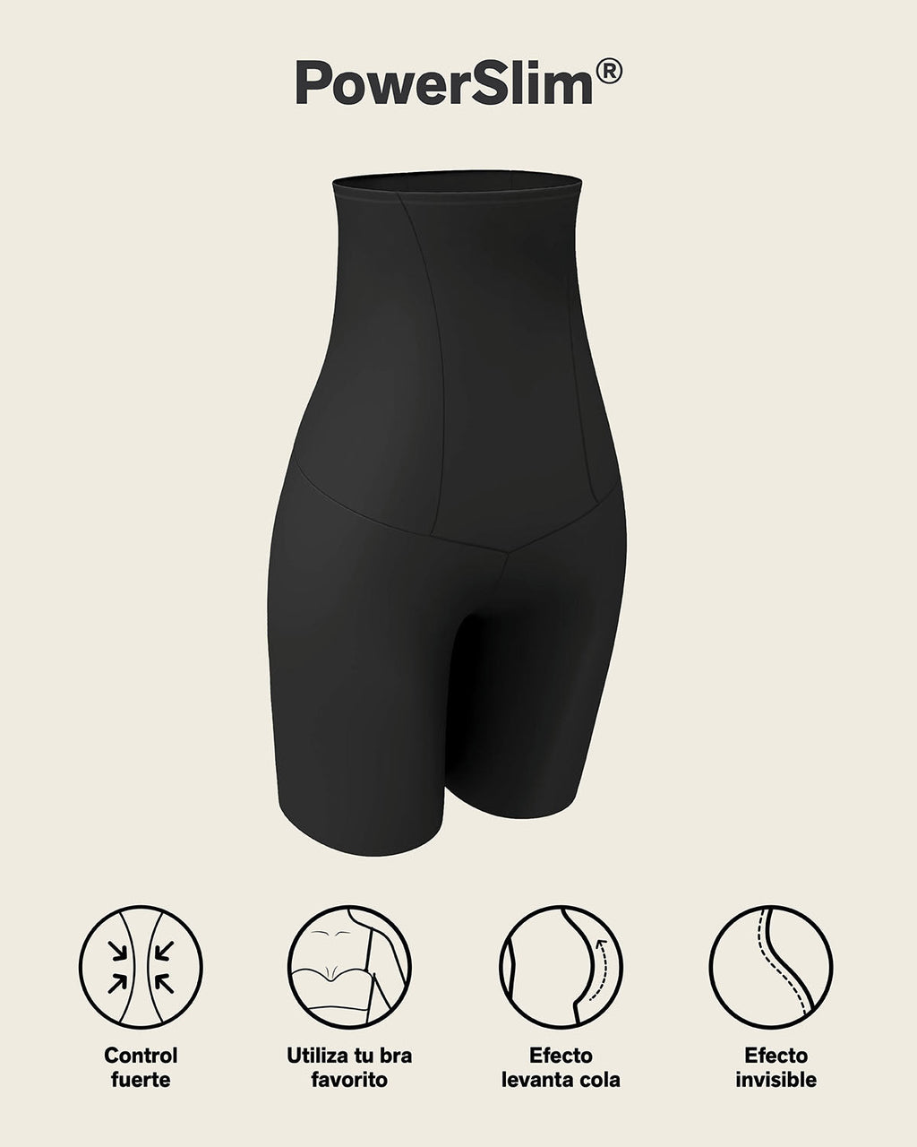 Extra High Waisted Firm Shaper Short