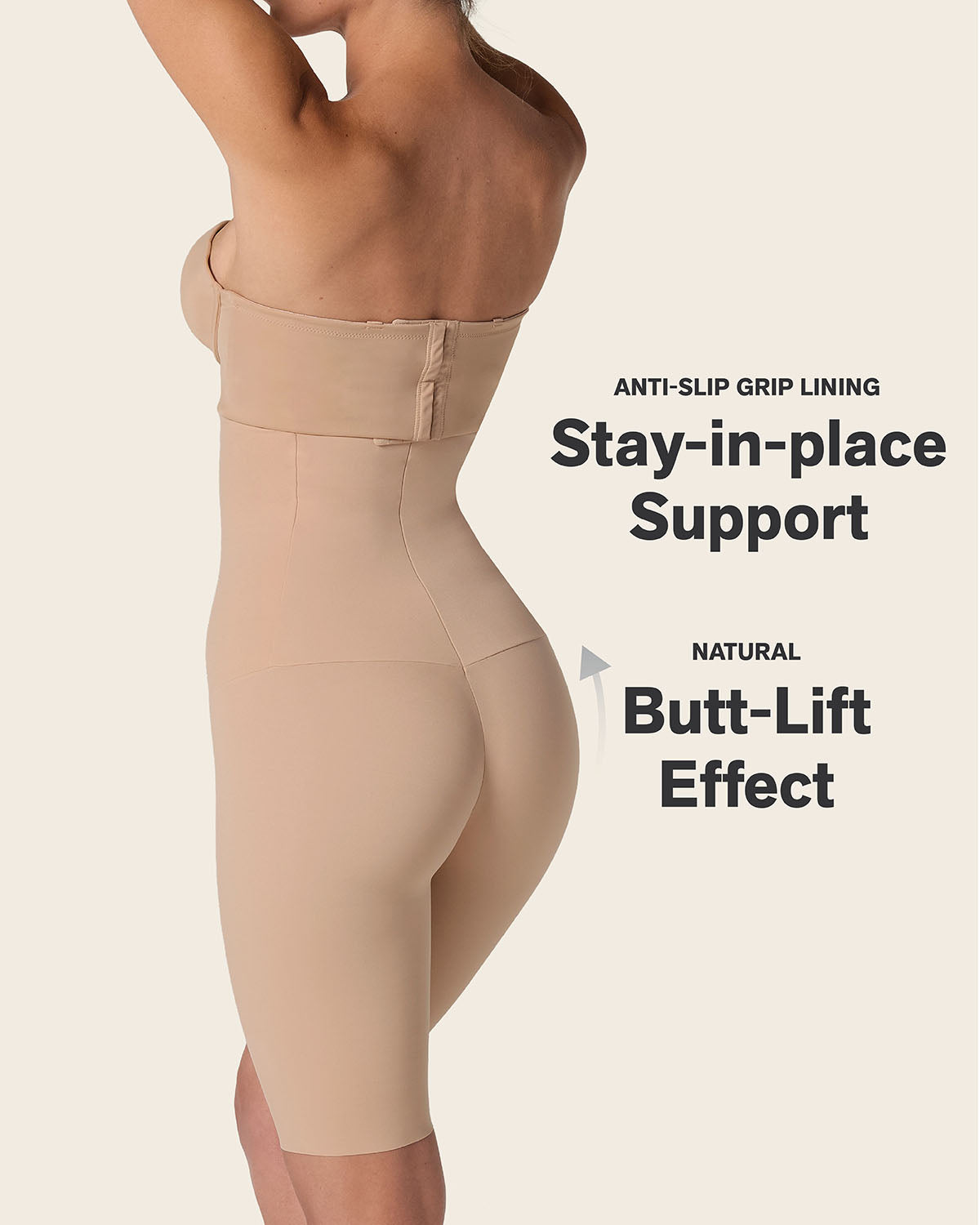 Extra High Waisted Firm Shaper Short
