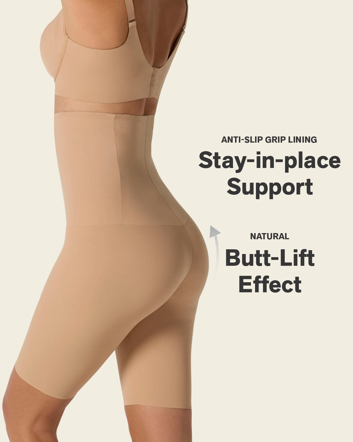 Extra High Waisted Firm Shaper Short