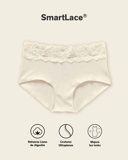 Ultra Light Lace Trim Hipster Panty