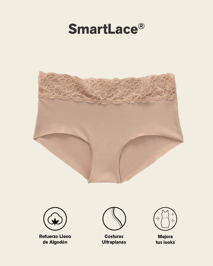 Ultra Light Lace Trim Hipster Panty