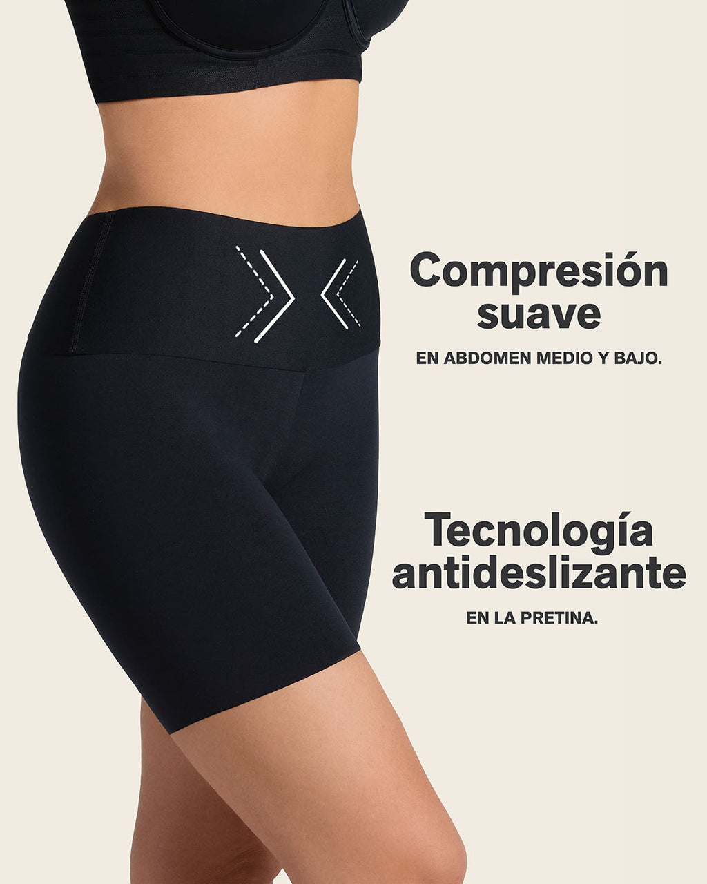 2-Pack Stay-In-Place Seamless Shapewear Shorts