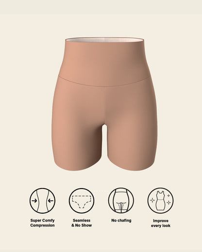 2-Pack Stay-In-Place Seamless Shapewear Shorts