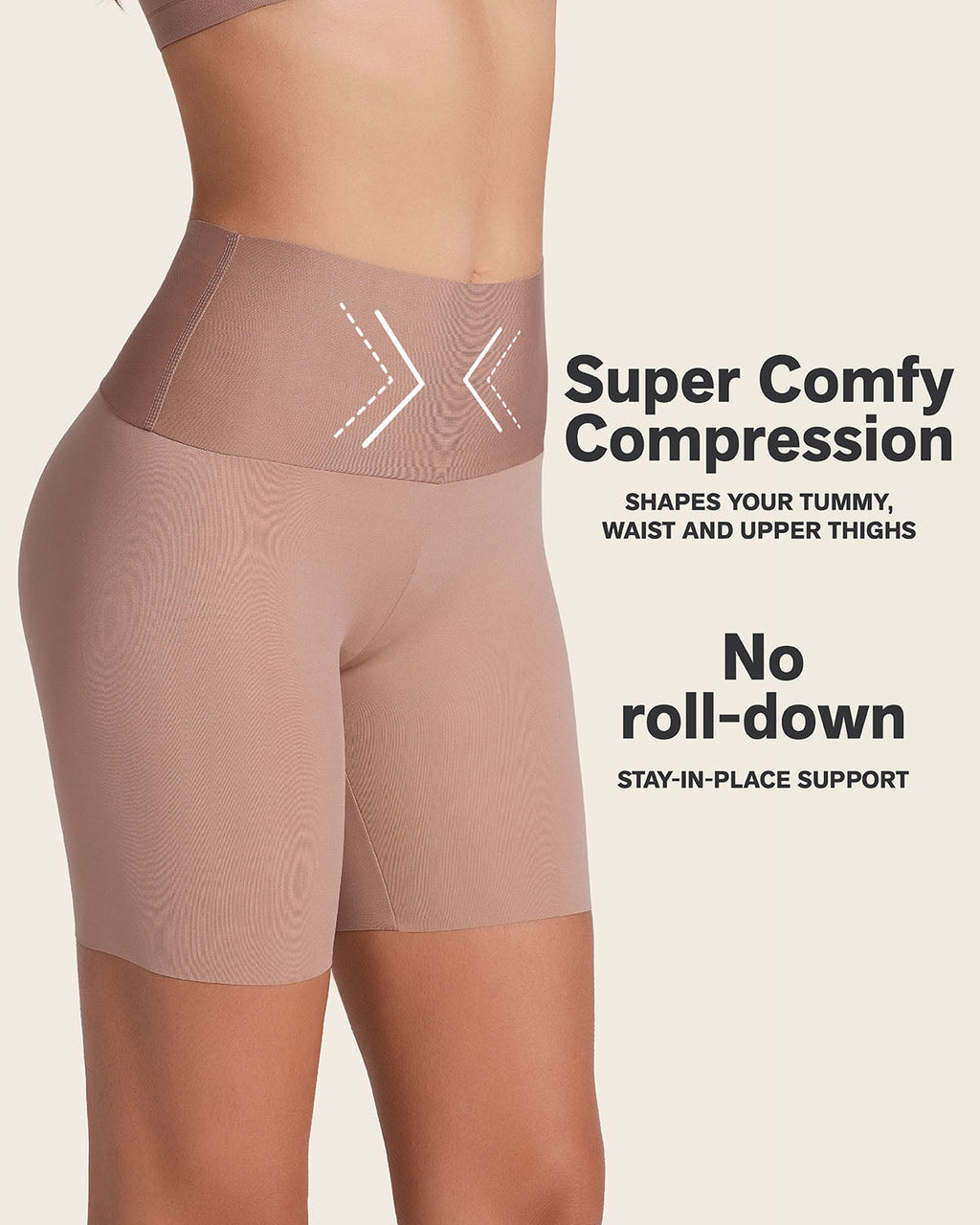PowerStay Short + SmartShape Capri in Golden Beige