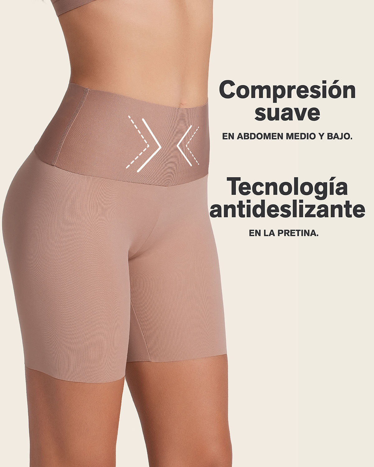 2-Pack Stay-In-Place Seamless Shapewear Shorts