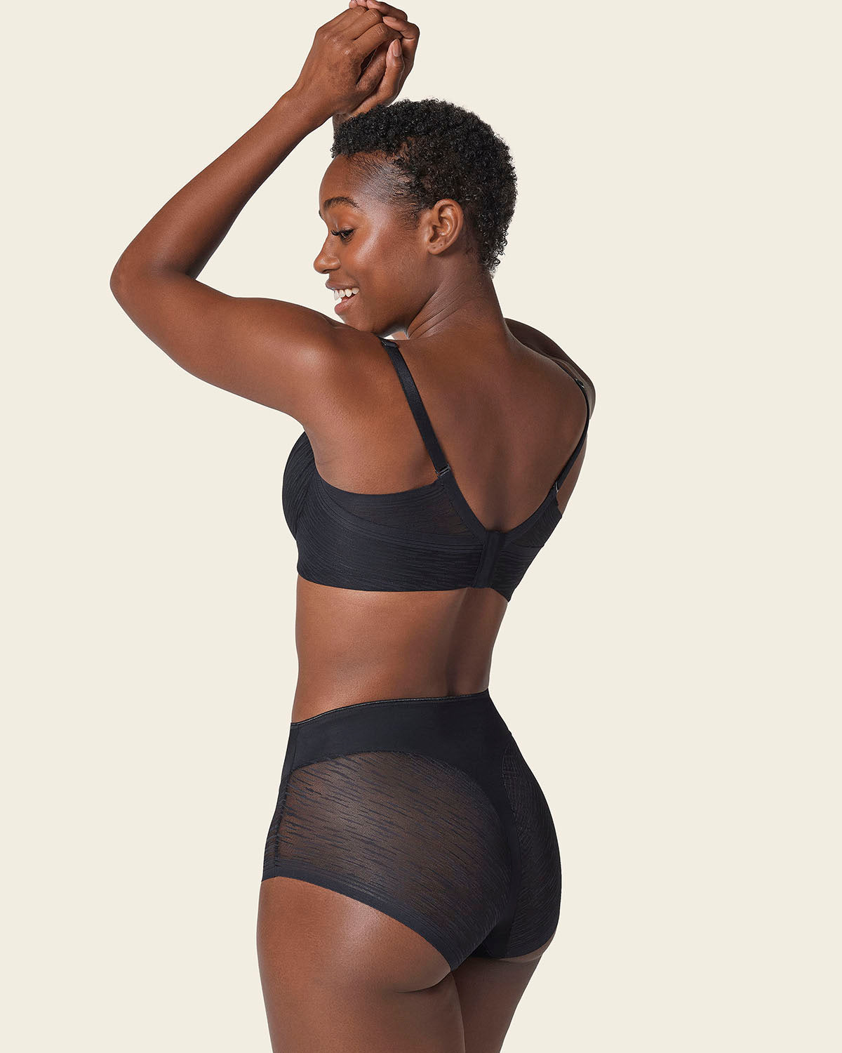 3-Pack High-Waisted Sheer Lace Shaper Panties