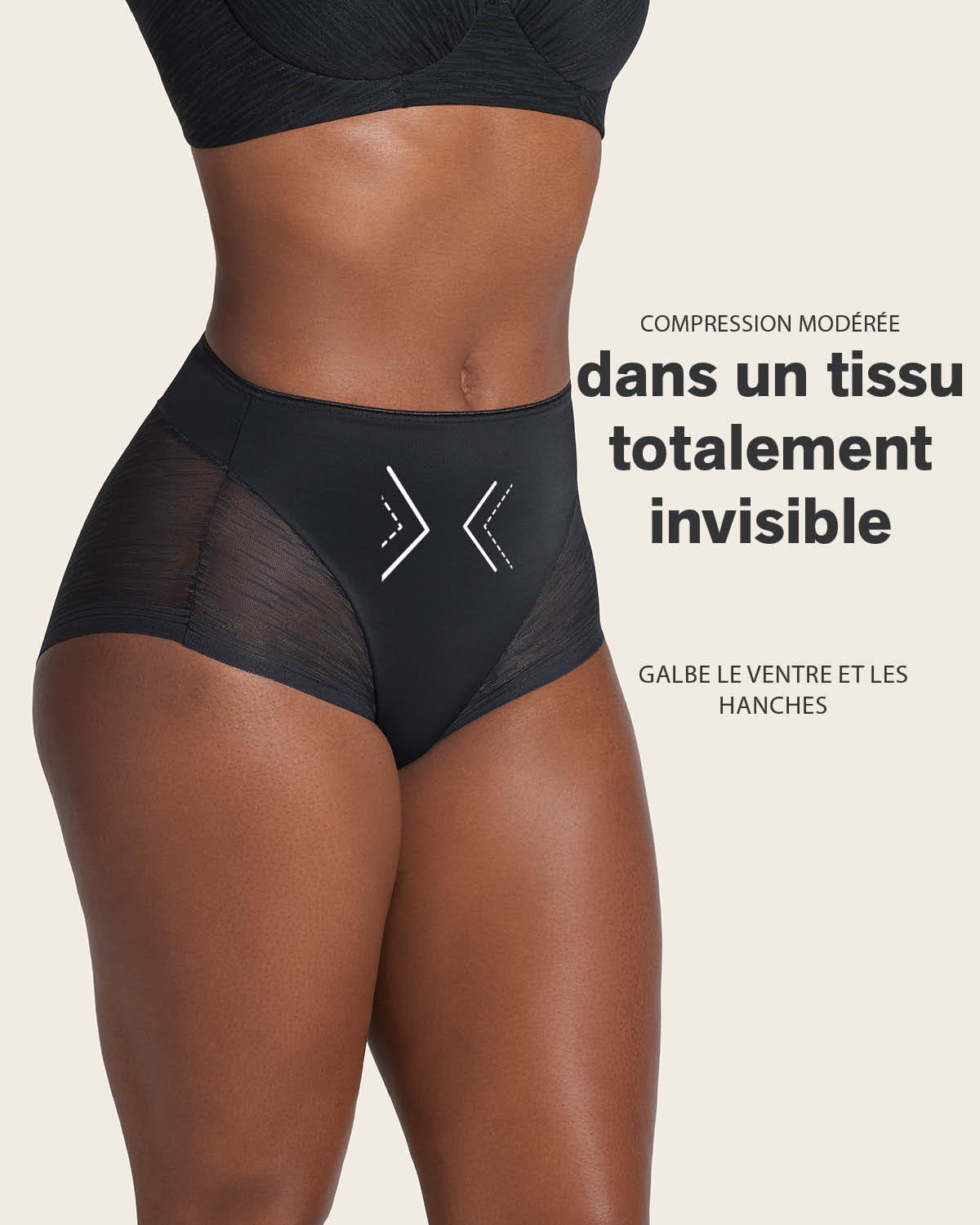 2-Pack Sheer Undetectable High-Waisted Lace Panties