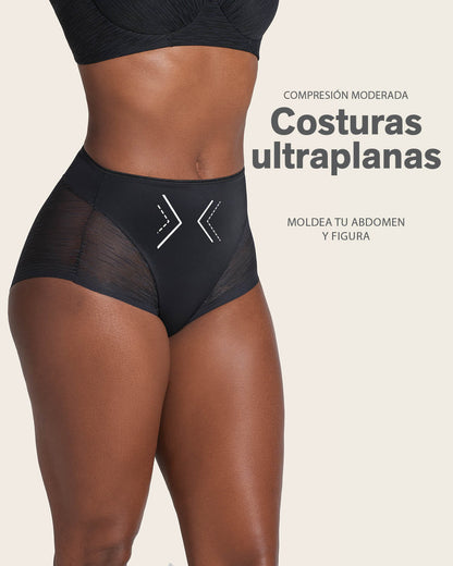 3-Pack High-Waisted Sheer Lace Shaper Panties