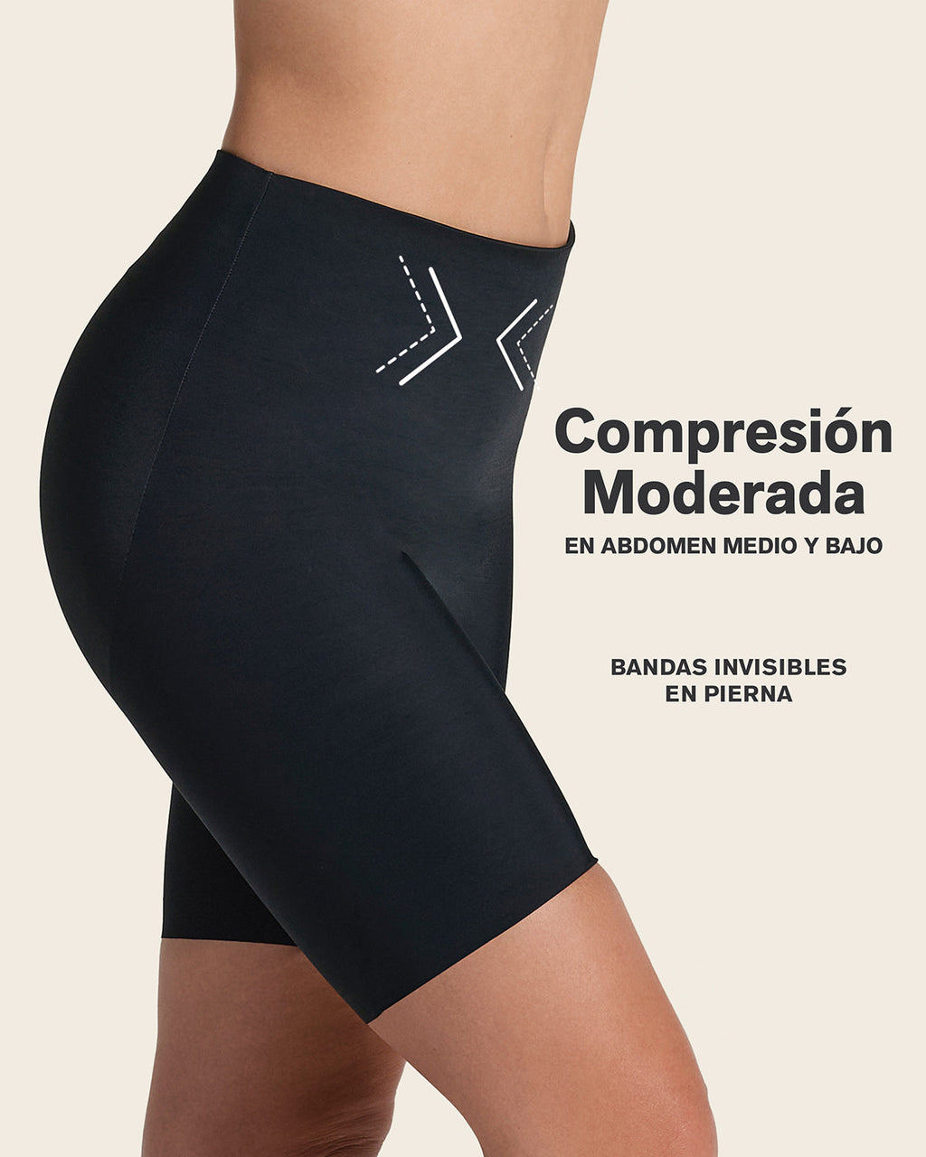 Midrise Anti Chafing Butt Lifter Shaper Short
