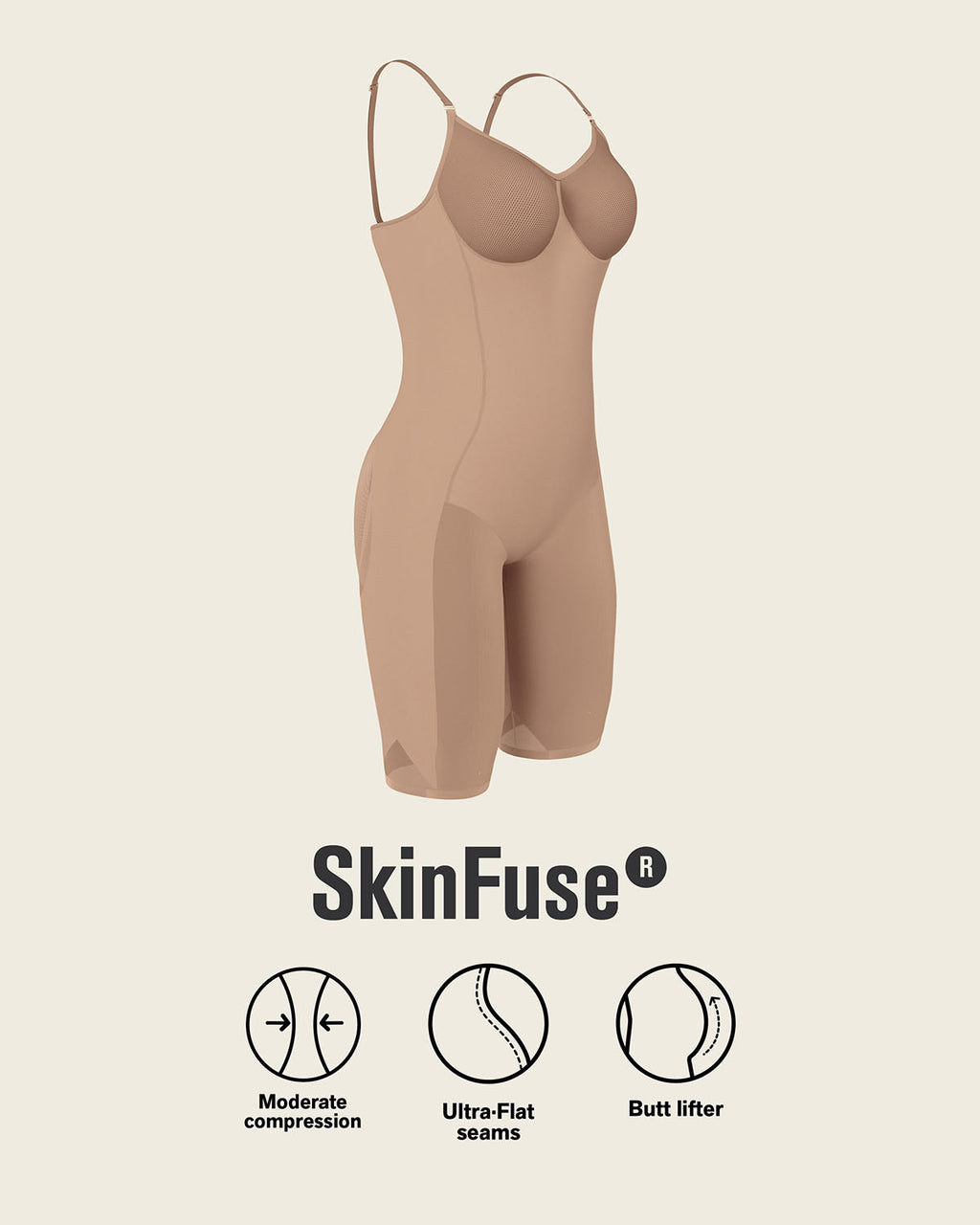 Full Coverage Seamless Shaping Bodysuit