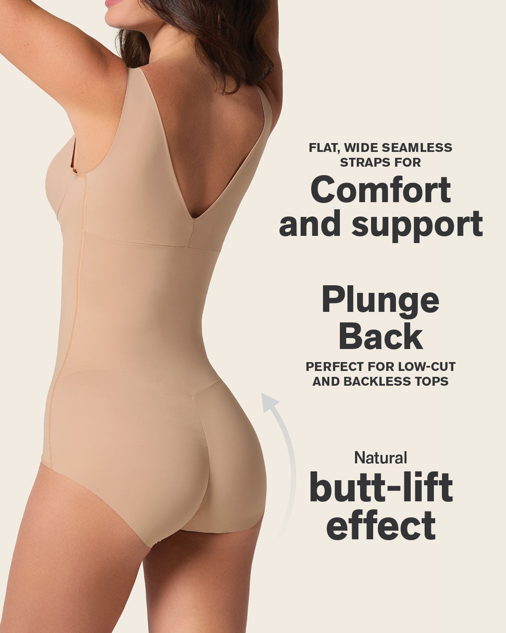 Plunge Back Classic Ultra Sculpting Body Shaper