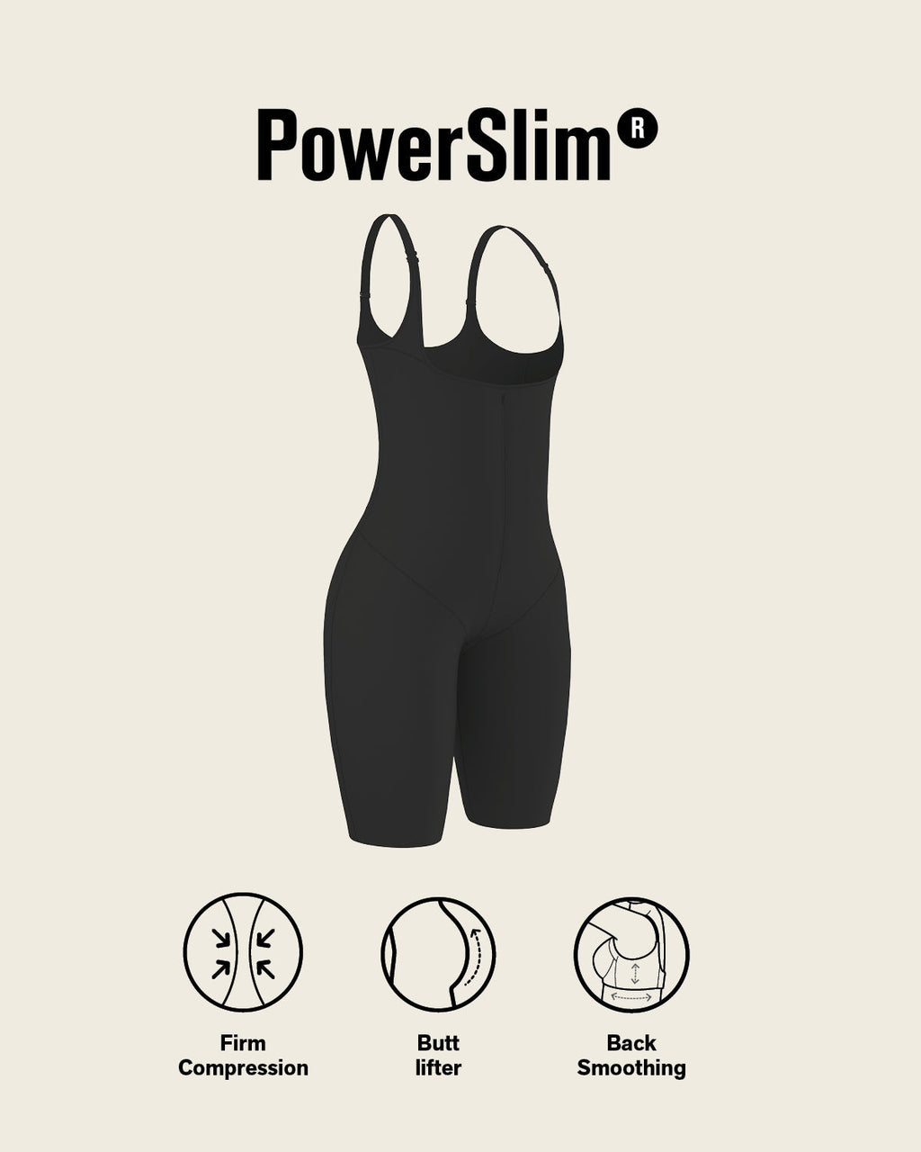 Mid-Thigh Sculpting Butt Lifting Body Shaper