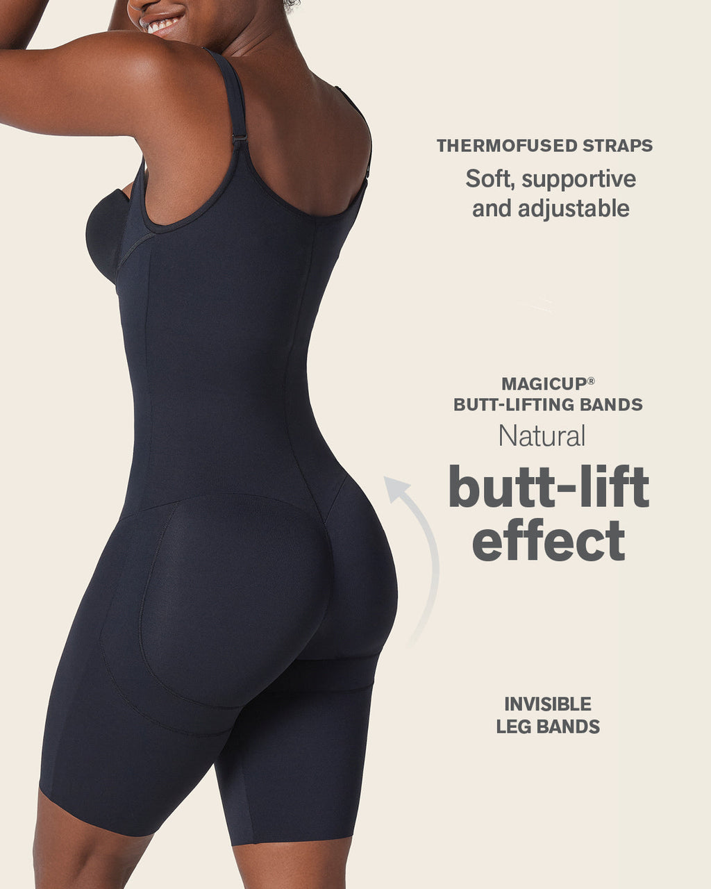 Mid-Thigh Sculpting Butt Lifting Body Shaper