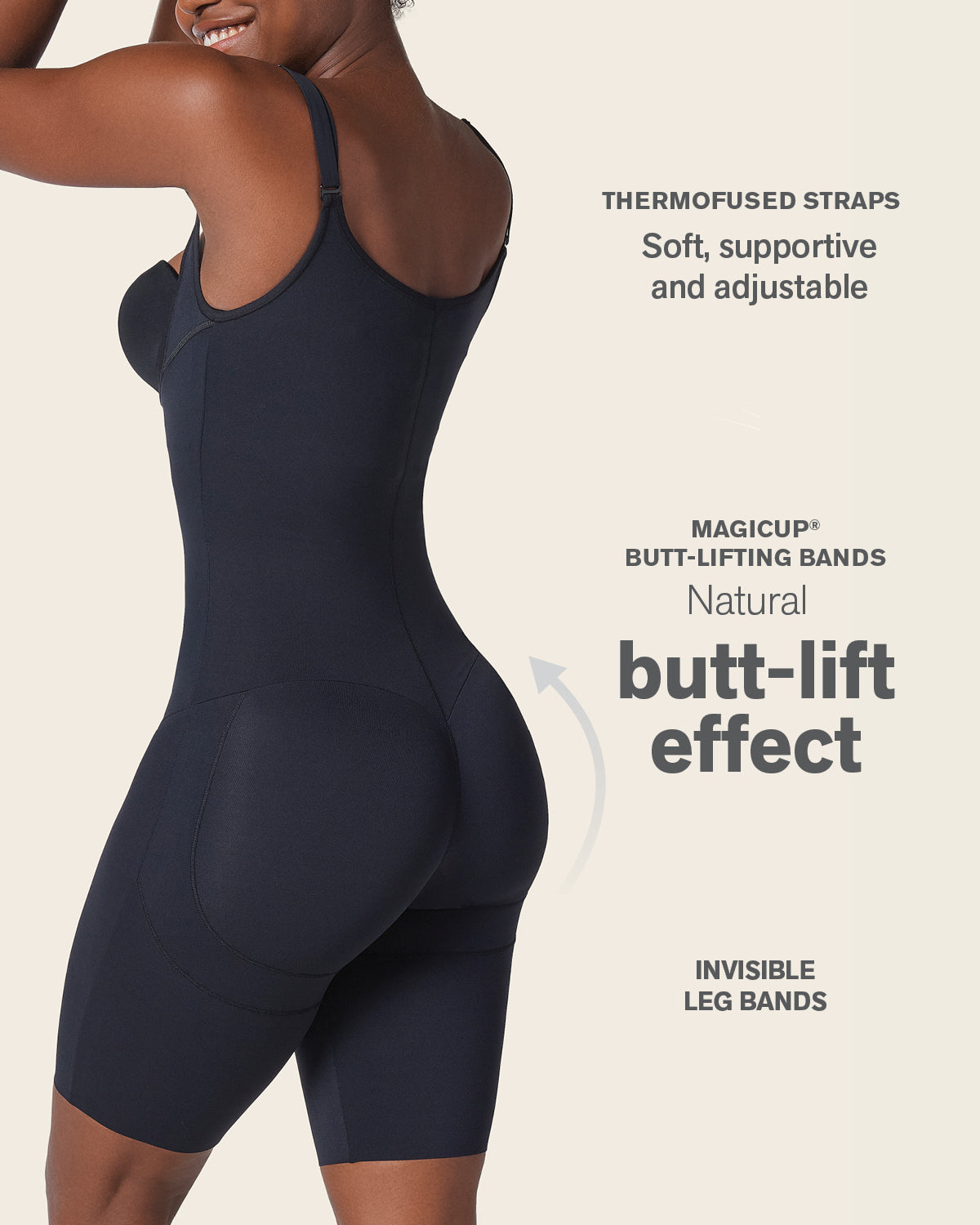 Mid-Thigh Sculpting Butt Lifting Body Shaper