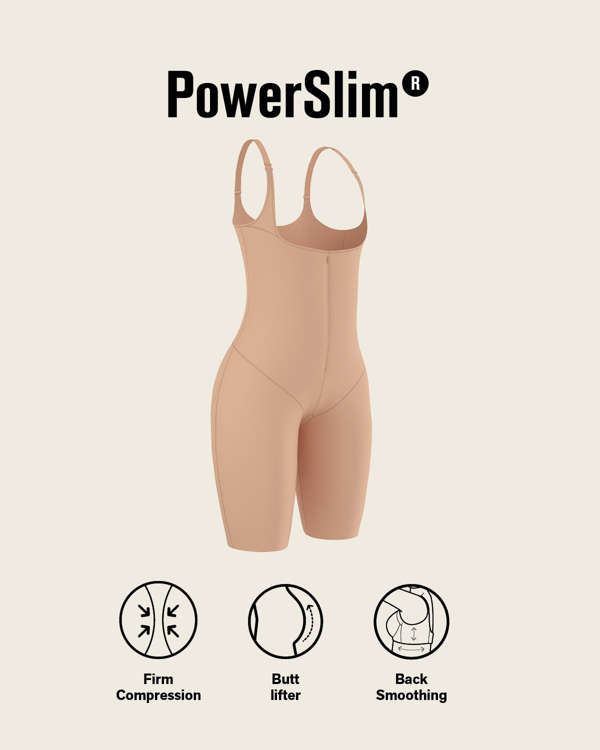 Mid-Thigh Sculpting Butt Lifting Body Shaper