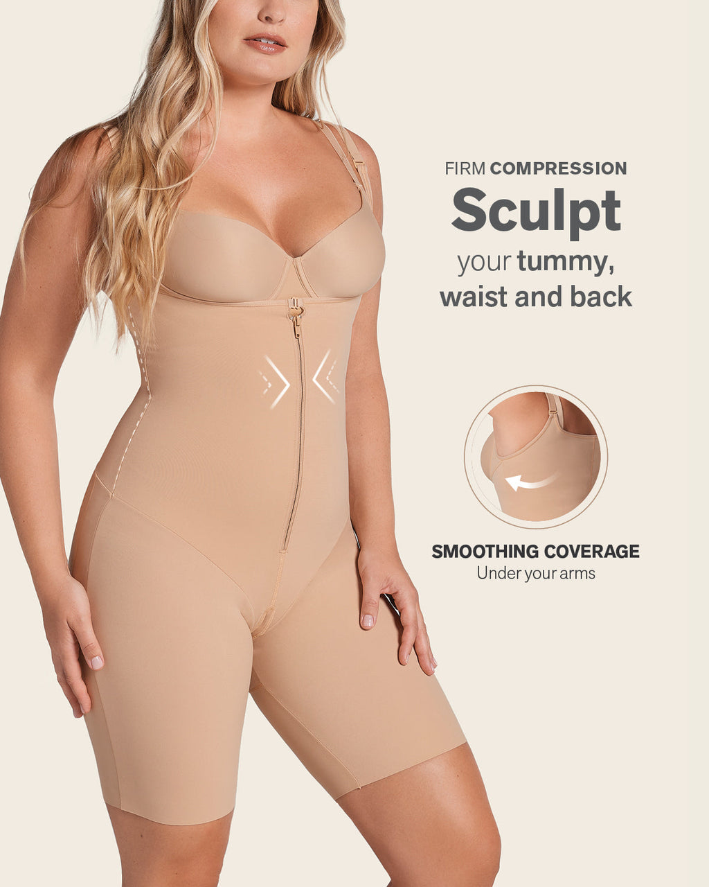 Mid-Thigh Sculpting Butt Lifting Body Shaper