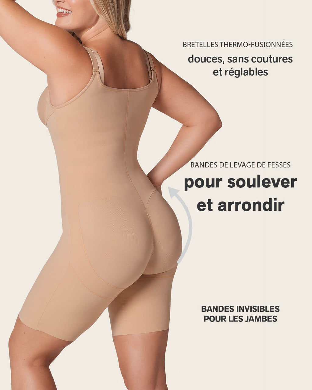 Mid-Thigh Sculpting Butt Lifting Body Shaper