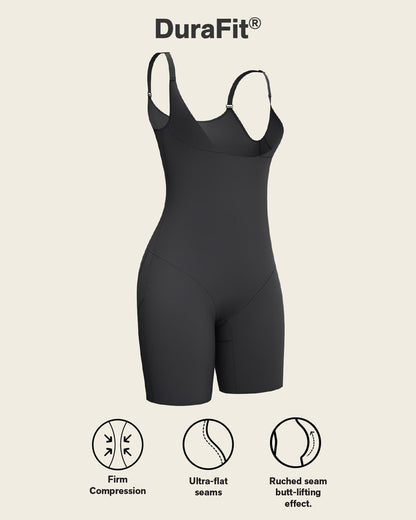 Step-in Body Shaper with Butt-Lifting Short Bottom