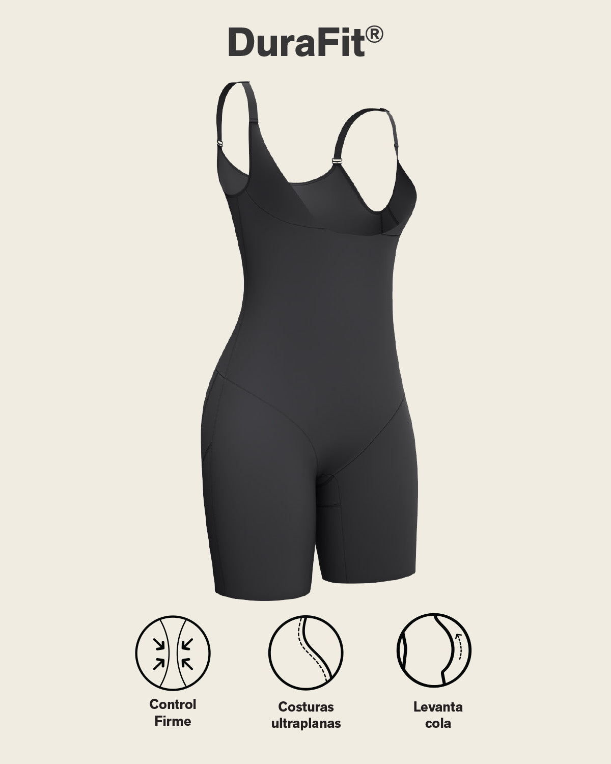 Step-in Body Shaper with Butt-Lifting Short Bottom
