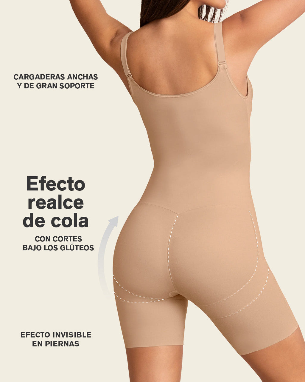 Step-in Body Shaper with Butt-Lifting Short Bottom