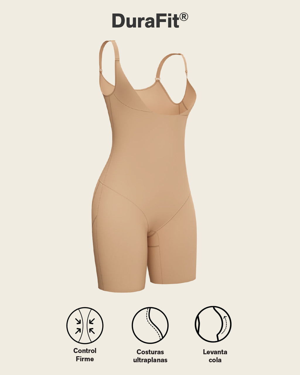 Step-in Body Shaper with Butt-Lifting Short Bottom