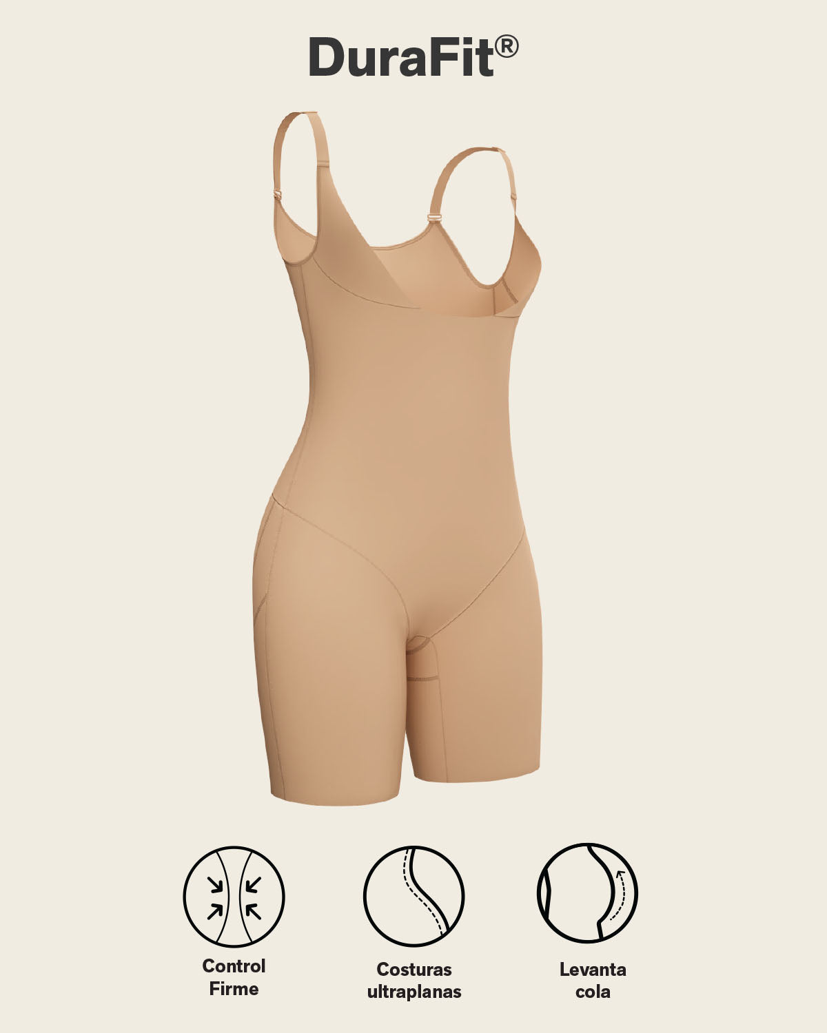 Step-in Body Shaper with Butt-Lifting Short Bottom