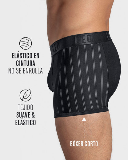 3-Pack Perfect Fit Trunks with Contrast Details
