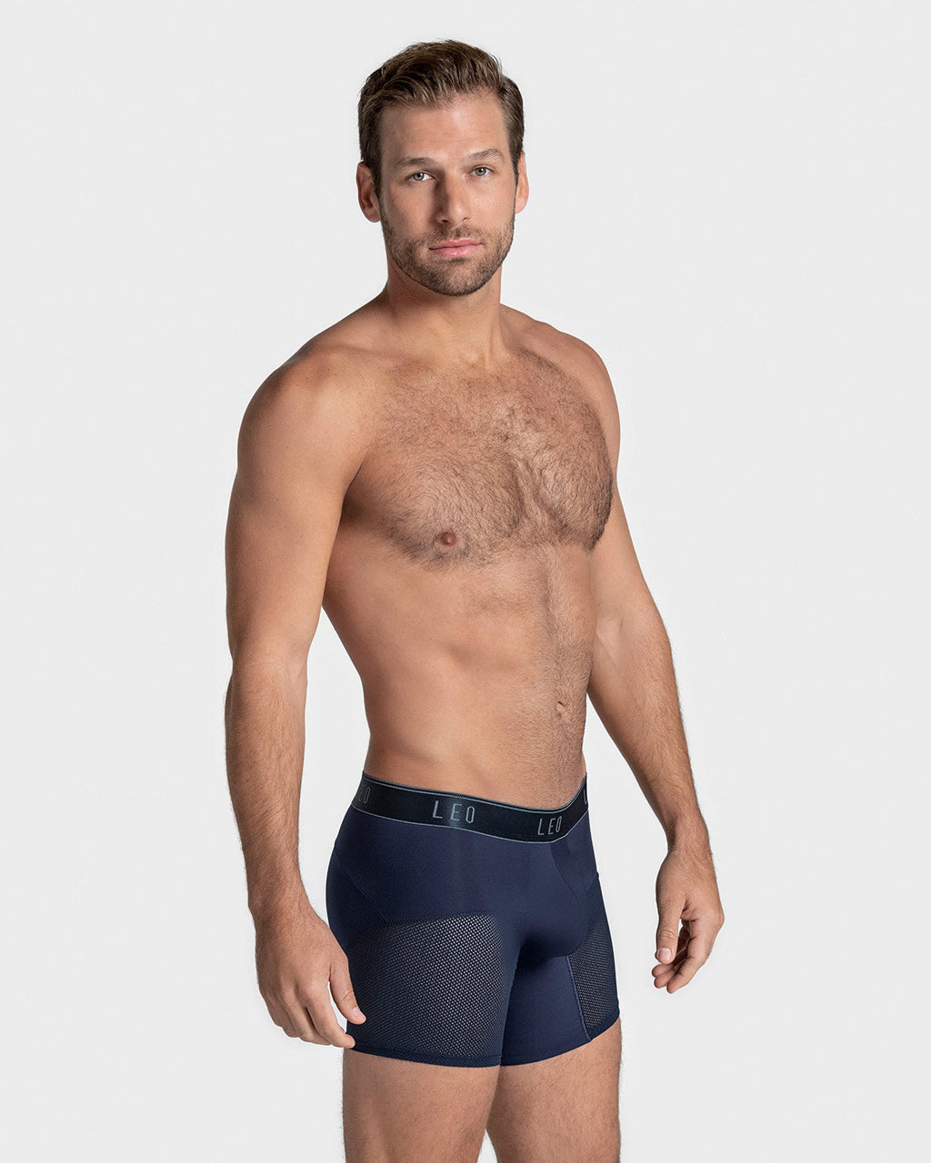 3-Pack High-Tech Mesh Boxer Briefs with Ergonomic Pouch