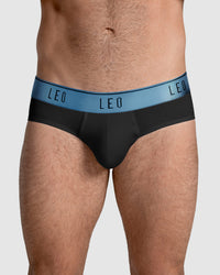 074 Black with Blue Elastic
