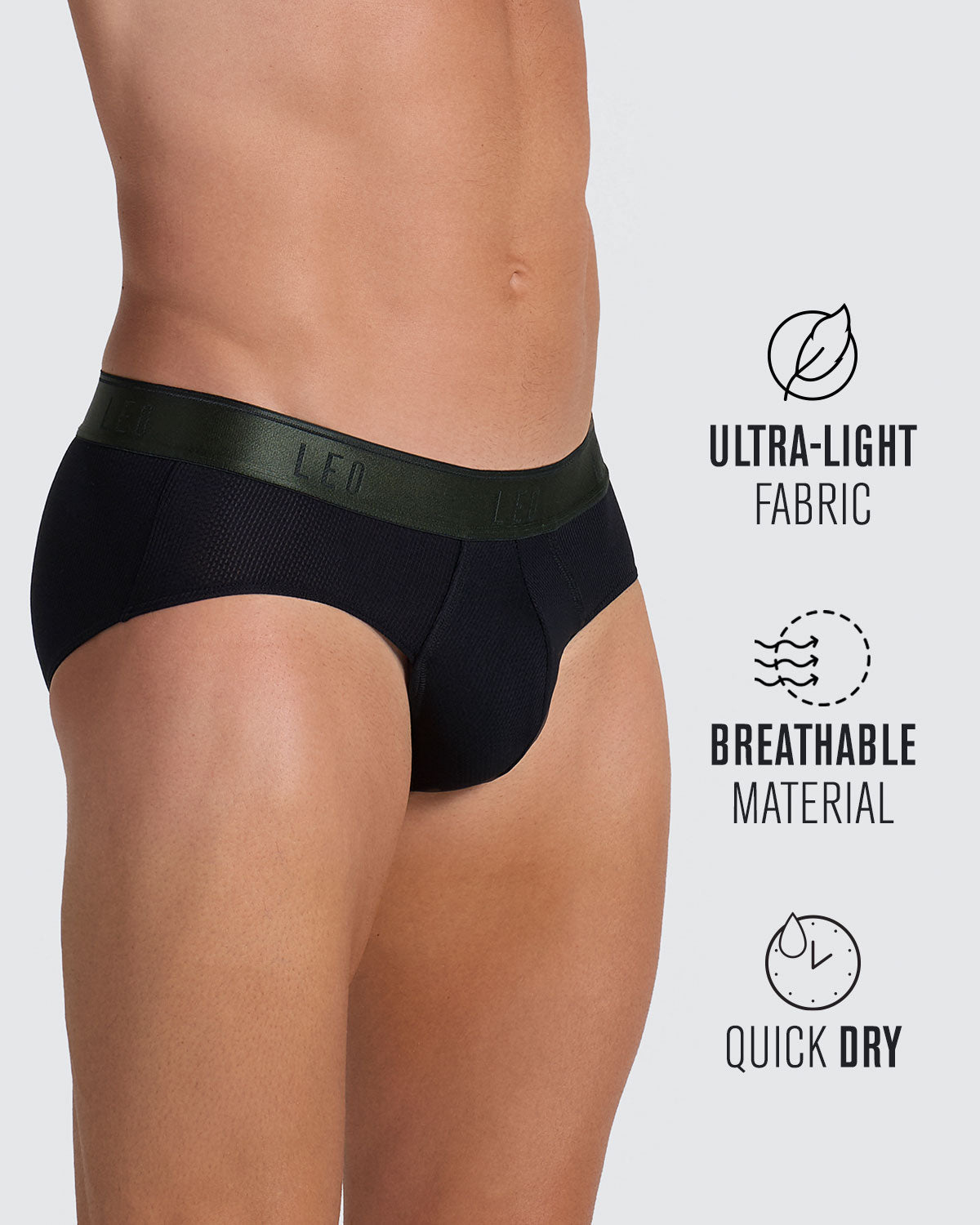 Ultra-Light Brief with Ergonomic Pouch