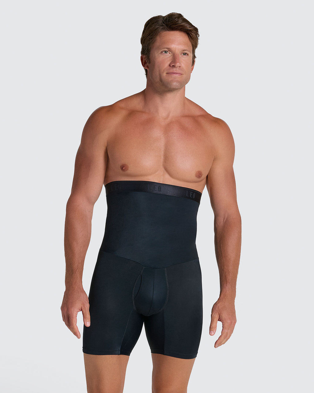 High-Waisted Stomach Shaper Boxer Brief