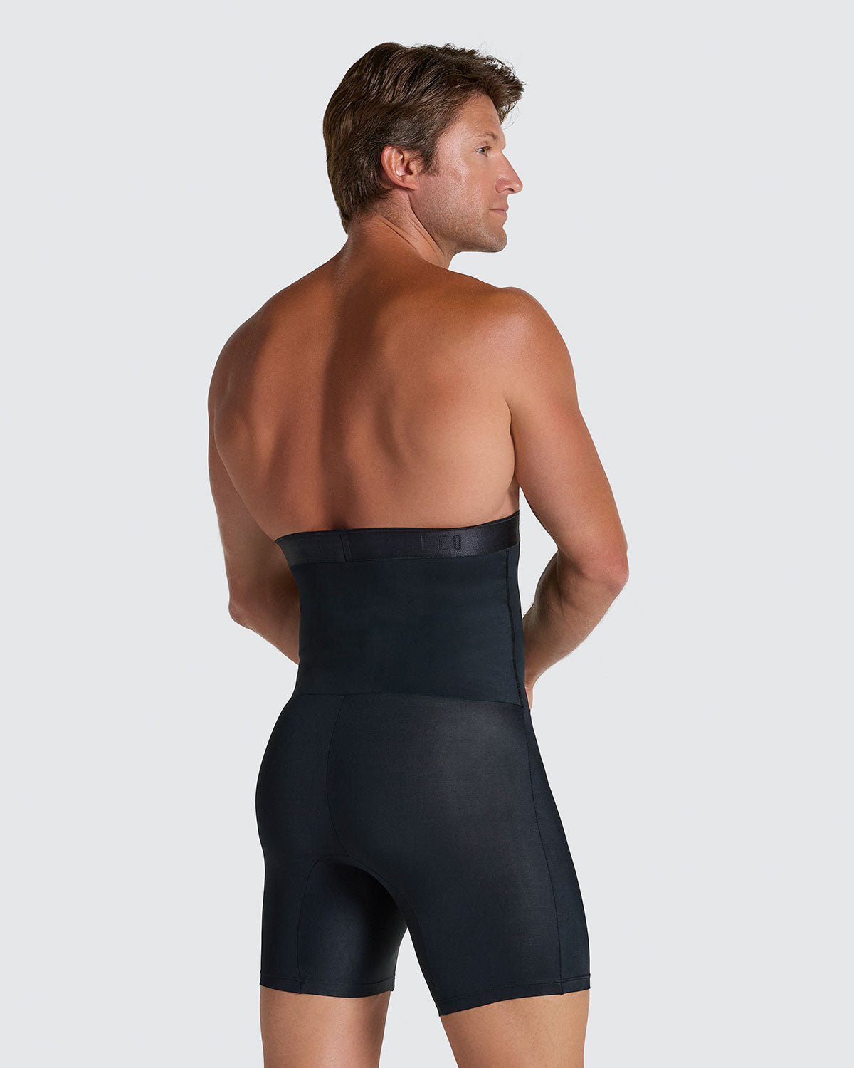 High-Waisted Stomach Shaper Boxer Brief