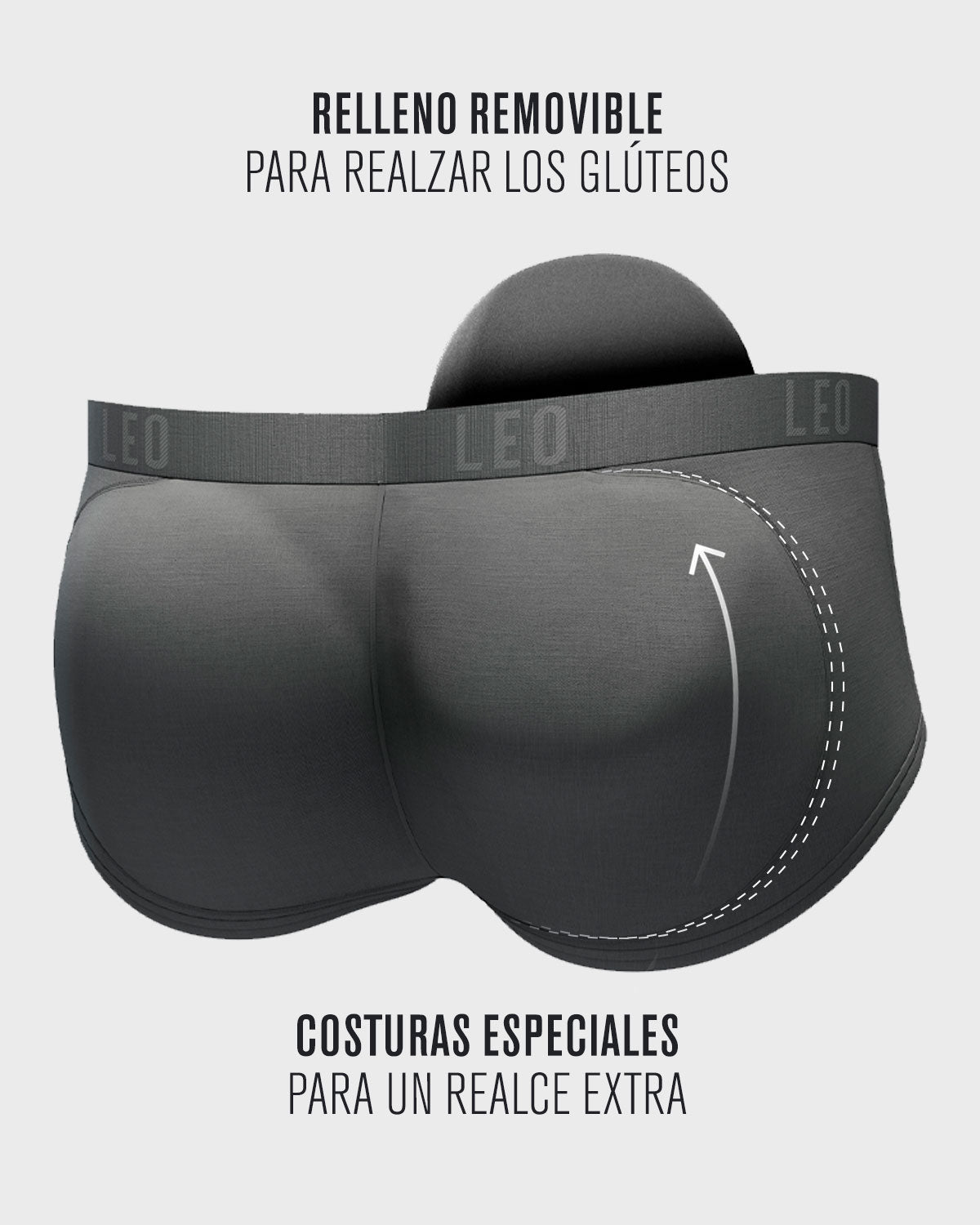 Men's Instant Butt Lift Padded Brief